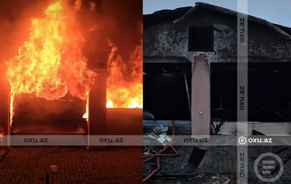 Bakıda tanınmış fotoqrafa məxsus QARAJ YANDI