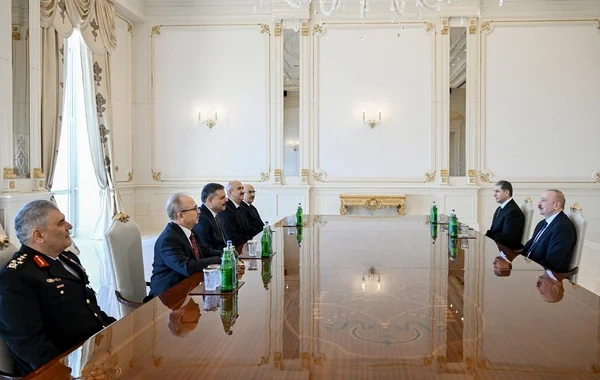 İlham Əliyev Türkiyənin daxili işlər nazirini qəbul edib - FOTO