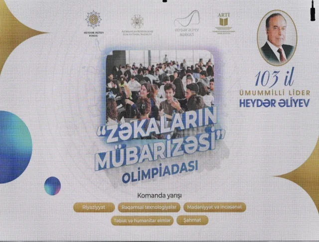 "Zəkaların mübarizəsi II" olimpiadasının final mərhələsi keçirilib - FOTO