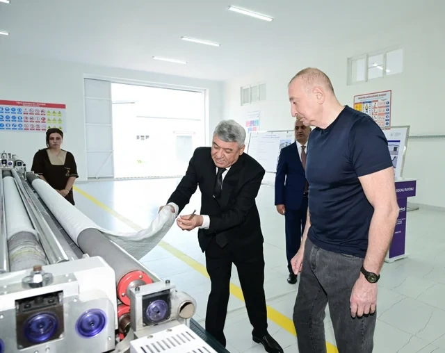 Xocalı şəhərində "Qarabağ Tekstil Evi" MMC istifadəyə verilib