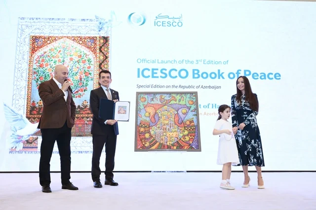 Bakıda ICESCO-nun "Sülh kitabı"nın Azərbaycana həsr edilən III nəşrinin təqdimatı olub - Foto