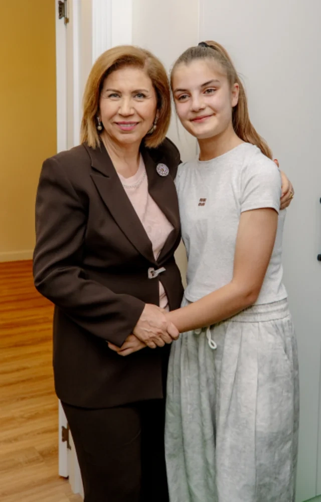Leyla Əliyeva və Alyona Əliyeva Sosial Reabilitasiya Mərkəzini ziyarət ediblər - FOTO