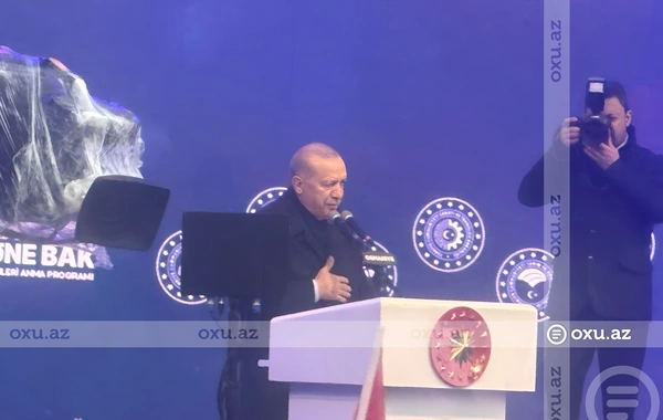 Türkiyə prezidenti: "Üç il əvvəlki zəlzələlər iqtisadiyyatımıza ümumilikdə 150 milyard dollar zərər vurub"