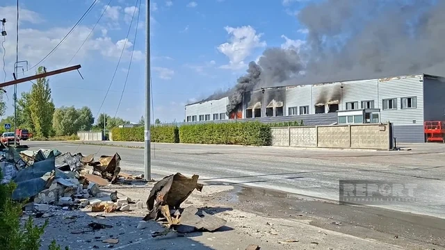 Rusiyanın Kiyevə hücumu nəticəsində azərbaycanlıya məxsus restoran dağılıb - FOTO
