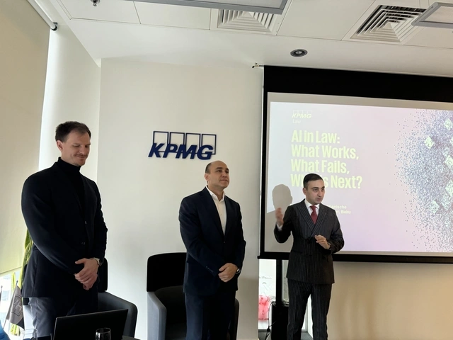 "KPMG Law Azərbaycan" hüquq bazarında süni intellekt və innovasiyalar üzrə liderliyini nümayiş etdirir