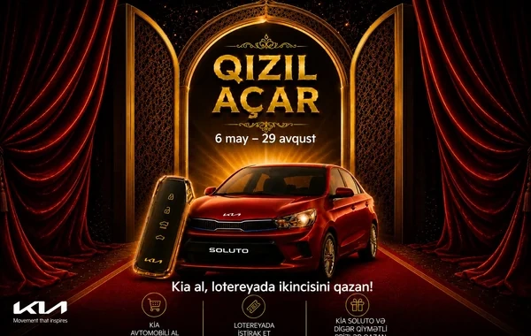 "KIA Azərbaycan" "Qızıl Açar" lotereyasına start verdi