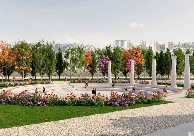 Bakıda yeni park salınır - Foto