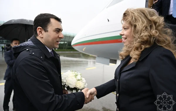 Bolqarıstan Prezidenti İliyana Yotova Azərbaycana səfərə gəlib - FOTO