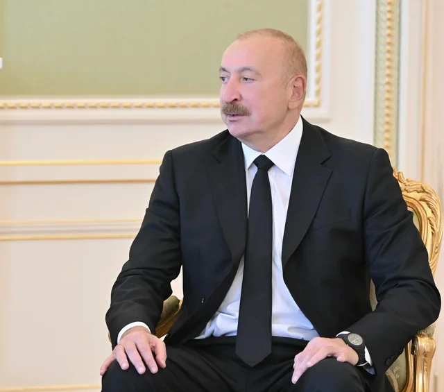 İlham Əliyev Ramzan Kadırovu qəbul edib - Foto