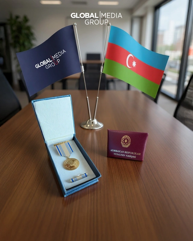 "Global Media Group"un 55 əməkdaşı "Azərbaycan milli mətbuatının 150 illiyi" yubiley medalı ilə təltif olunub