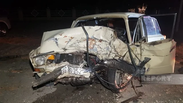 Göyçayda QƏZA: Xəsarət alanlar var - FOTO