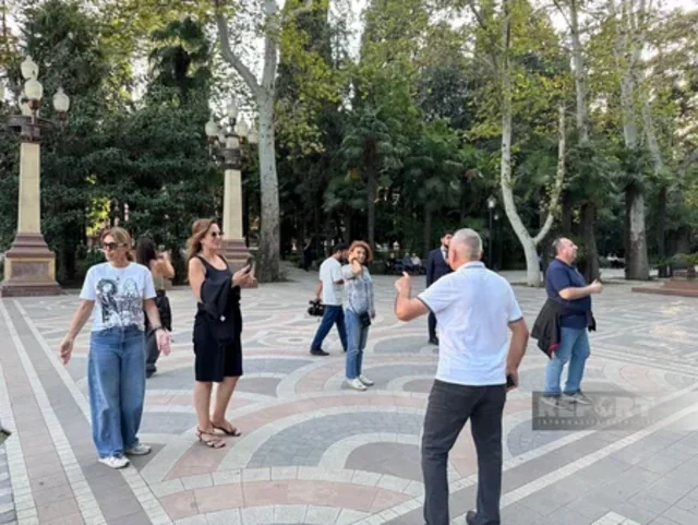 Gürcüstanlı bloger və jurnalistlər Gəncəyə səfər ediblər - FOTO