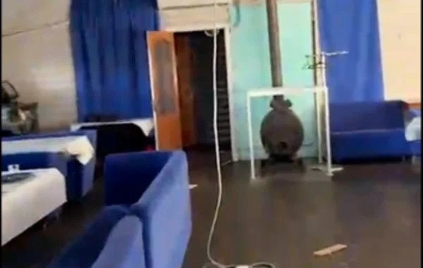 Kiyevə raket hücumu zamanı Azərbaycan restoranı dağıldı: Xəsarət alanlar var - Foto