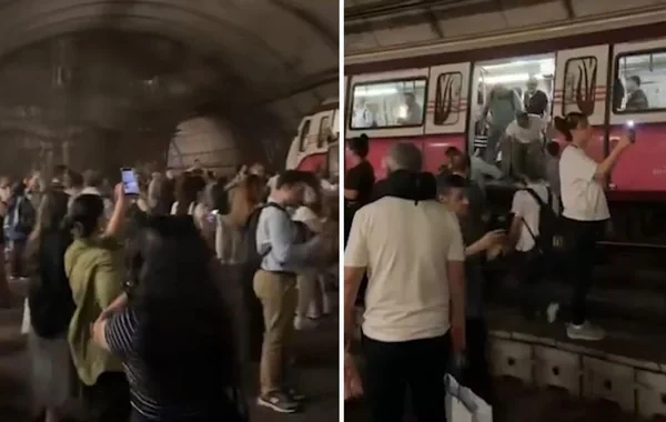 İstanbul metrosunda qatar relsdən çıxdı, sərnişinlər təxliyə olundu