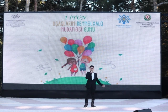 Xətai rayonunda 1 İyun-Uşaqların Beynəlxalq Müdafiəsi Günü ilə əlaqədar konsert proqramı təşkil olunub