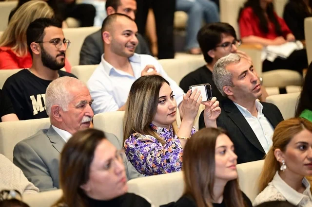 Xankəndi Mədəniyyət Mərkəzində ilk dəfə Milli Qurtuluş Gününə həsr olunan təntənəli konsert keçirilib - FOTO