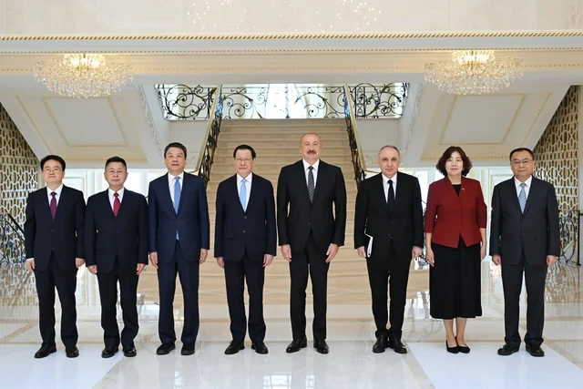 İlham Əliyev Çinin baş prokurorunu qəbul edib - FOTO