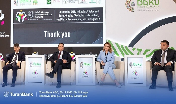 "TuranBank"ın sədri IsDB-in toplantısında spiker qismində çıxış etdi