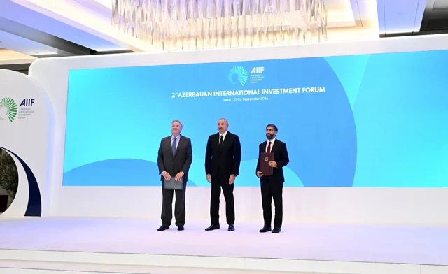 İkinci Azərbaycan Beynəlxalq İnvestisiya Forumu çərçivəsində imzalanmış sənədlər mübadilə edilib - FOTO