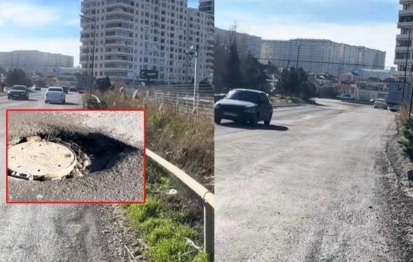 Xırdalanda kanalizasiya lükü QƏZAYA SƏBƏB OLUB