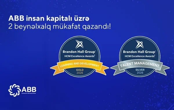 ABB insan kapitalının idarə olunması sahəsində iki nüfuzlu beynəlxalq mükafat qazandı