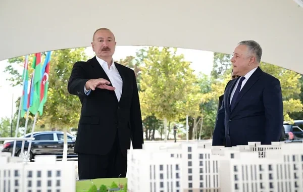 Naxçıvanda təməli qoyulan sosial evlər kompleksindən REPORTDAJ - VİDEO