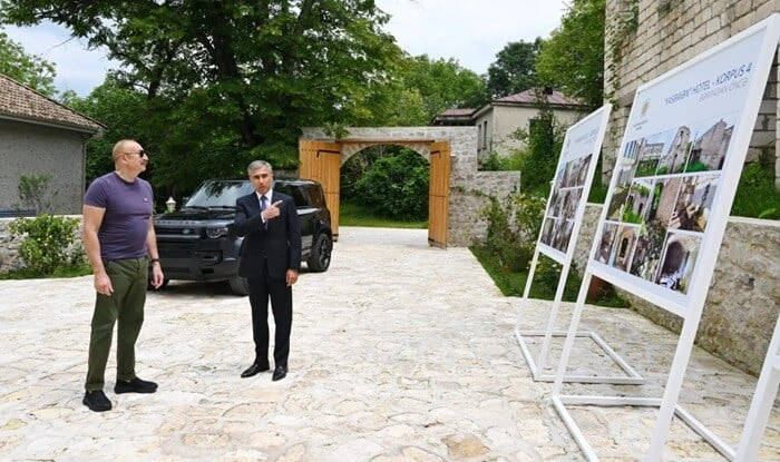 İlham Əliyev “Yasəmən" otelinin yeni korpuslarında... - Foto