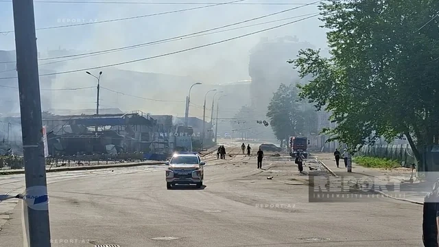 Kiyevə raket hücumu: Azərbaycanın Ukraynadakı səfirliyinə ziyan dəydi - FOTO