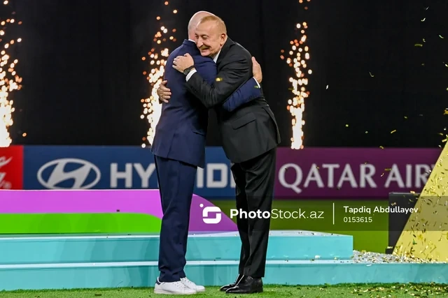 Prezident İlham Əliyev "FIFA U-15 World Cup and Festival"ın final matçını izləyib, mükafatlandırma mərasimində iştirak edib - Foto