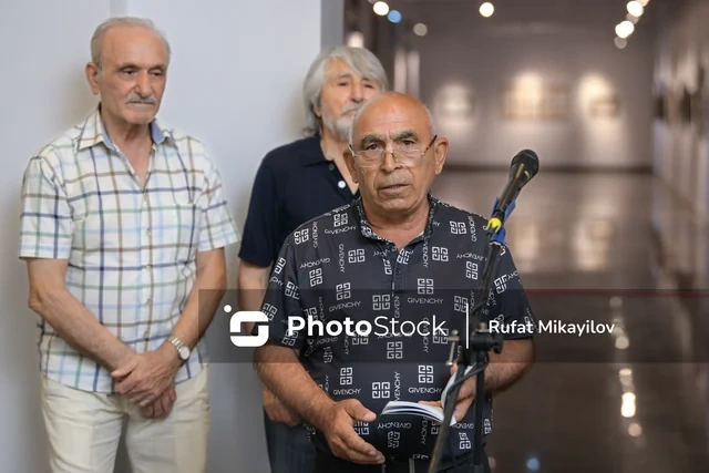 Bakıda rəssam və şair Nazim Şahın sərgisi açılıb - FOTO