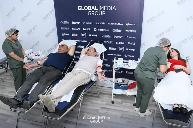 "Global Media Group" talassemiyalı xəstələr üçün qanvermə aksiyası keçirib - FOTO - VİDEO