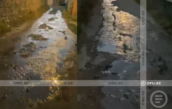 Bilgəhdə həllini tapmayan problem: Kanalizasiya suları yağış xəttinə axıdılır - VİDEO