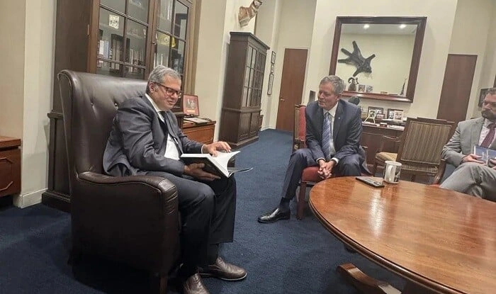 Azərbaycanın ABŞ-dakı səfiri senatorla görüşdü - Foto
