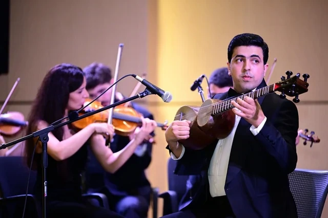 Xankəndi Mədəniyyət Mərkəzində ilk dəfə Milli Qurtuluş Gününə həsr olunan təntənəli konsert keçirilib - FOTO