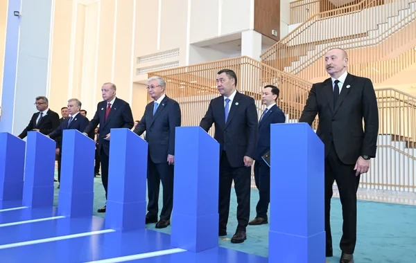 İlham Əliyev Türk Sivilizasiyası Mərkəzinin təməlqoyma mərasimində iştirak edib - FOTO