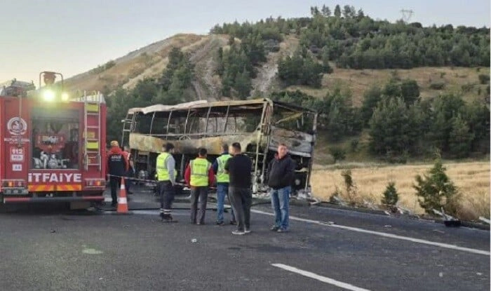 Türkiyədə avtobus qəzası: 46 nəfər yaralandı