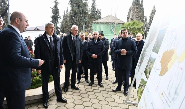 Samir Nuriyev Xocavəndin Baş planı ilə tanış oldu - Foto
