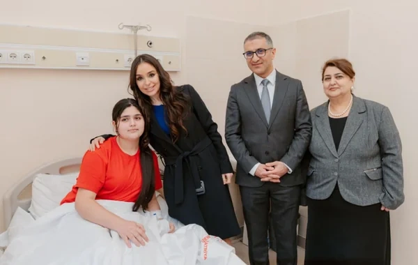 Leyla Əliyeva Respublika Pediatriya Mərkəzinin Nərimanov Uşaq Klinik Xəstəxanasını ziyarət edib