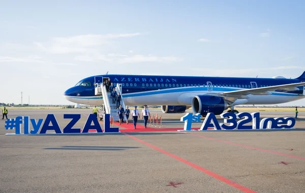 AZAL təyyarə parkına ilk yeni nəsil "Airbus A321neo"nu əlavə edib​ - FOTO