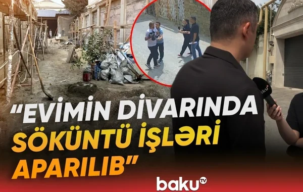 Yol zəbt olunub, yoxsa evin sərhədidir? - VİDEO