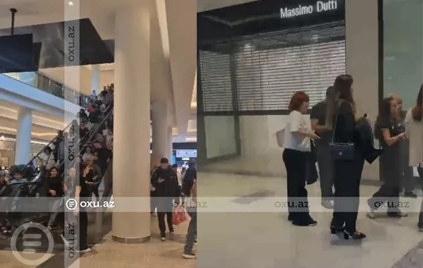"Gənclik Mall"da yanğın HƏYƏCANI - SON DURUM - VİDEO