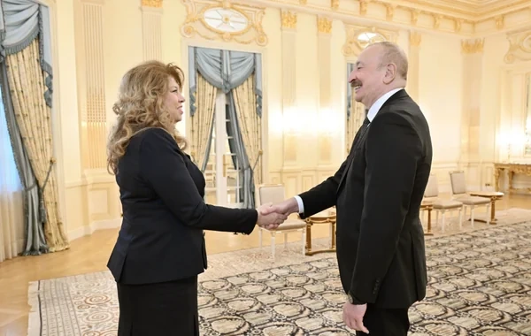 Prezident İlham Əliyev Bolqarıstan Prezidenti İliyana Yotova ilə görüşüb
