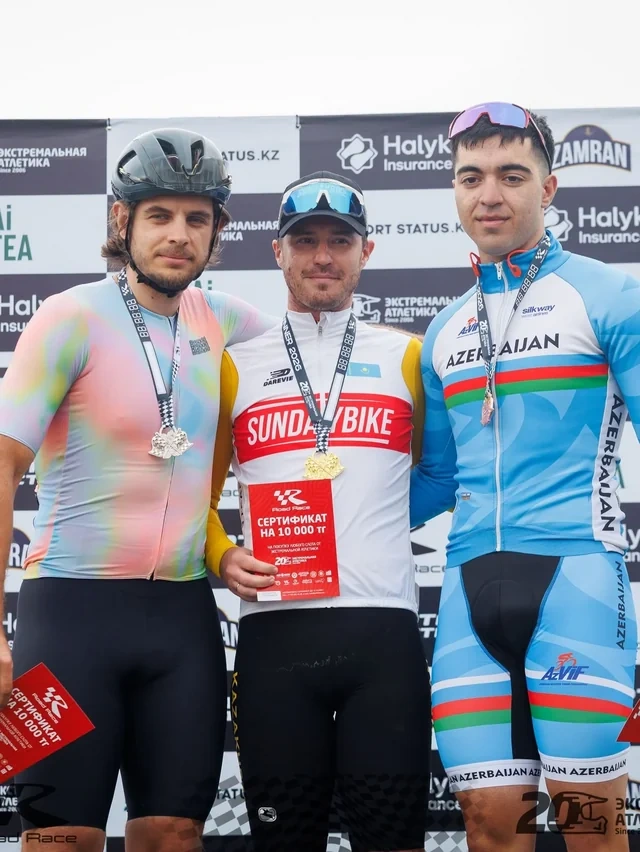 Azərbaycan velosipedçisi Qazaxıstanda bürünc medal qazandı - FOTO