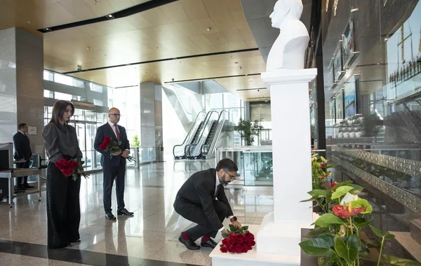 SOCAR-da Heydər Əliyevin 103 illiyinə həsr edilmiş tədbir keçirilib - FOTO