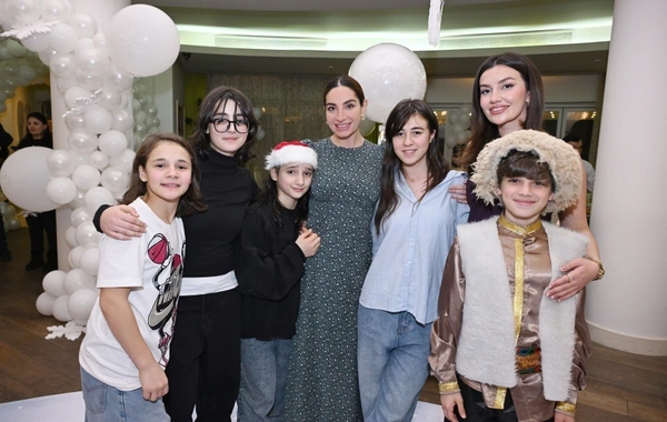 Arzu Əliyeva xüsusi qayğıya ehtiyacı olan uşaqlar üçün keçirilən bayram şənliyindən paylaşım edib