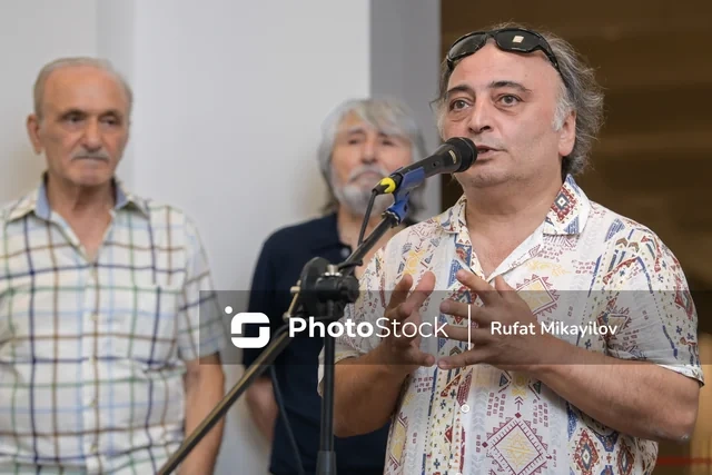 Bakıda rəssam və şair Nazim Şahın sərgisi açılıb - FOTO
