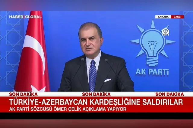 Ömer Çelik: "Türkiyə və Azərbaycanın arasına girməyə çalışan bəzi ölkələr var" - Video