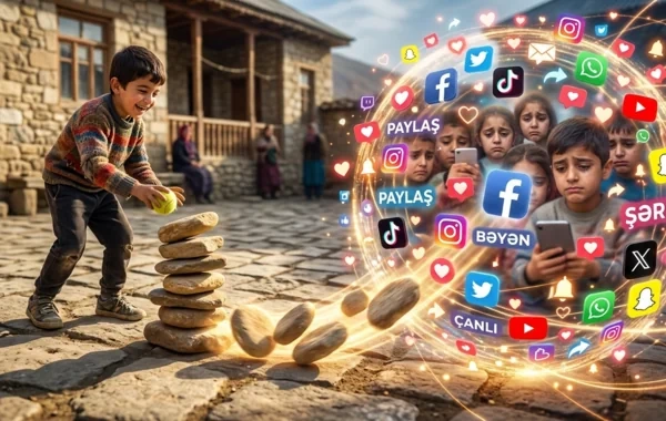 "Yeddi daş"dan sosial şəbəkəyə yuvarlanan uşaqlıq