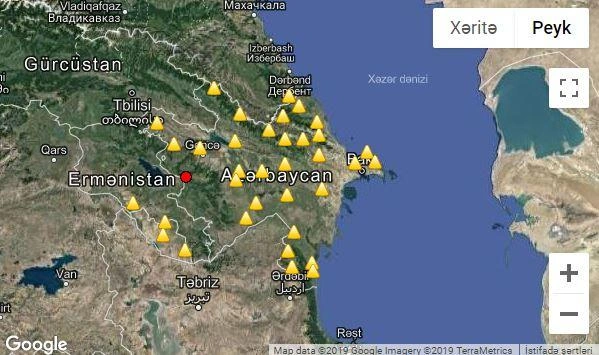 Azərbaycanda daha bir zəlzələ oldu