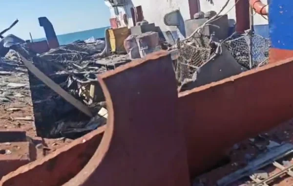 Azov dənizində azərbaycanlıların olduğu gəmiyə dron hücumu: Beş soydaşımız HƏLAK OLDU - VİDEO